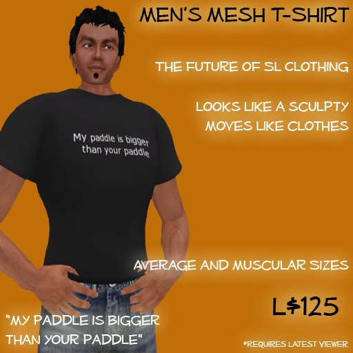 Mesh Paddle T-shirts Male