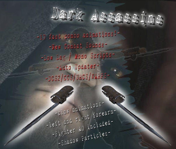 ~Dark Assassins~ (dcs2/ccs/xrps/osiris fist knives)