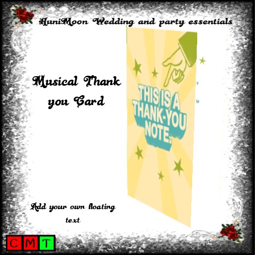 Musical Card Thank You
