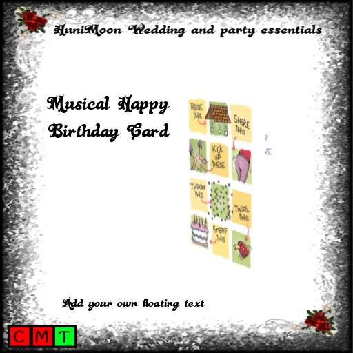 Musical Card Happy Birthday 1