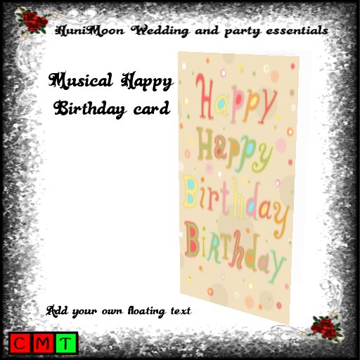 Musical Card Happy Birthday 3