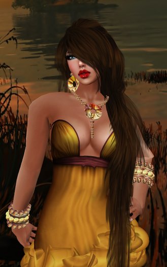 ^^MeL Millvale^^ Jewelry YRRain Collection ( Necklace + Earrings + Bracelets )