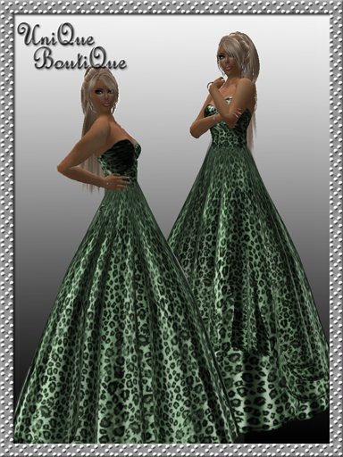 *UniQue* Animal Print in Green