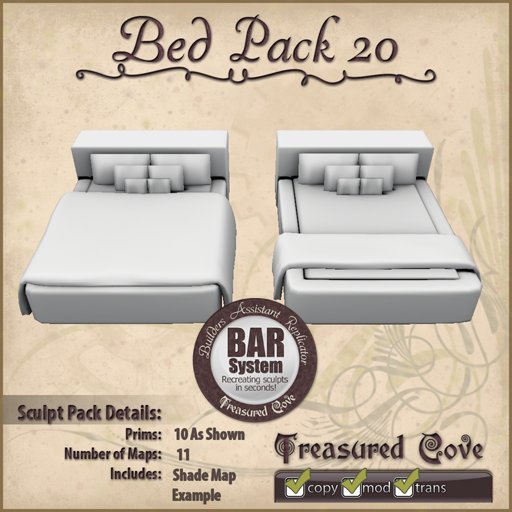 -TC- Bed Pack 20 Clearance Priced