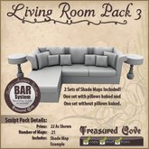 -TC- Living Room Pack 3 Clearance Priced