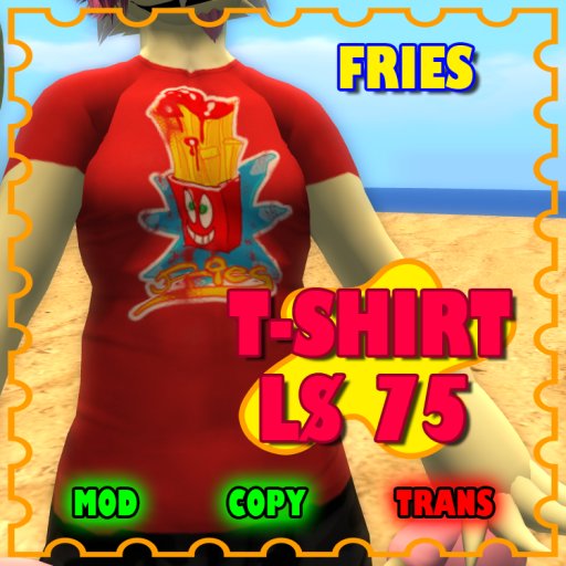 [ml] Fries Shirt - Red
