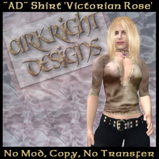 ~AD~ Shirt 'Victorian Rose'