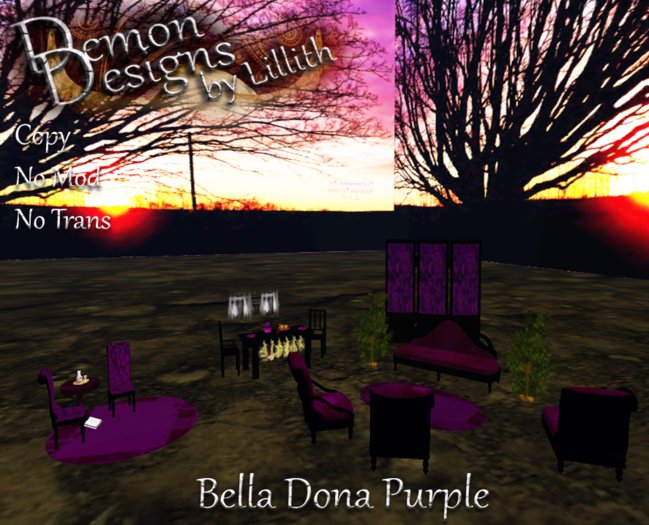 Bella Dona Set Purple