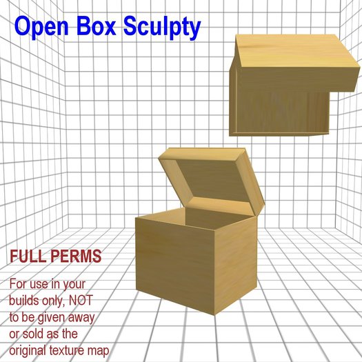 Open Box Sculpty Map Full Perms