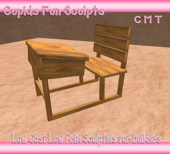 *CUPIDS* Fun Sculpts  Old Kids Desk