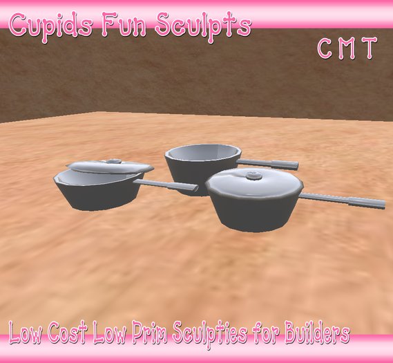 3 KITCHEN POTS AND PANS