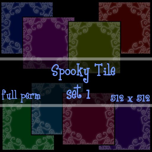 Spooky Tile Set 1 ** 50% off**