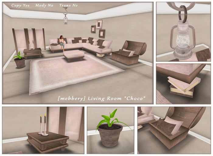{meberry} Living Room "Choco"