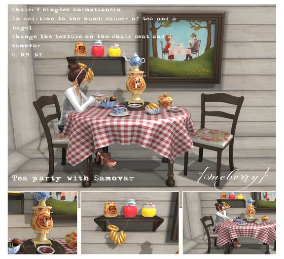 {meberry} Tea party with Samovar