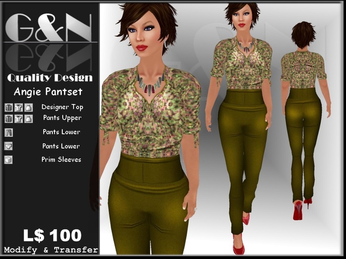 G&N Quality Design Angie Pantset (Copy Version)