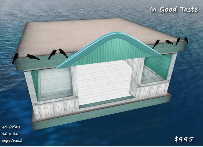 Small Commercial Store - Teal Raven