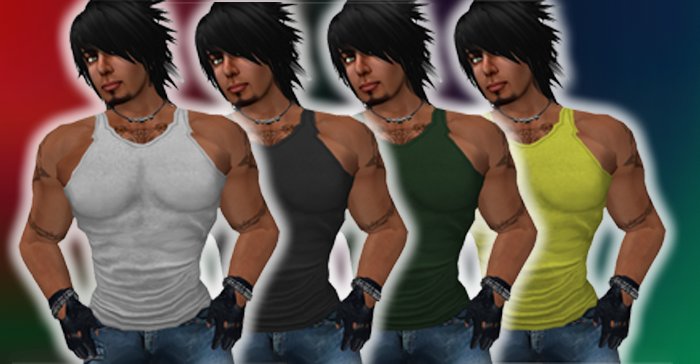 4 colours tank top