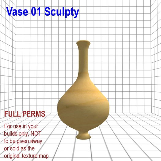 Vase 01 Sculpty Map Full Perms