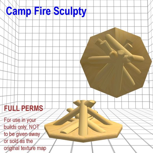Camp Fire Sculpty Map Full Perms