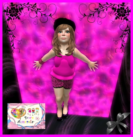 {**}DOCE AQUARELA{**}PROMO LEOPARD PINK! COMPLETE OUTFIT!!! PROMO