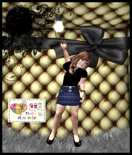 PROMO{**}DOCE AQUARELA{**} LADYBIRD OUTFIT /BLACK SHIRT COMPLETE OUTFIT!!! PROMO