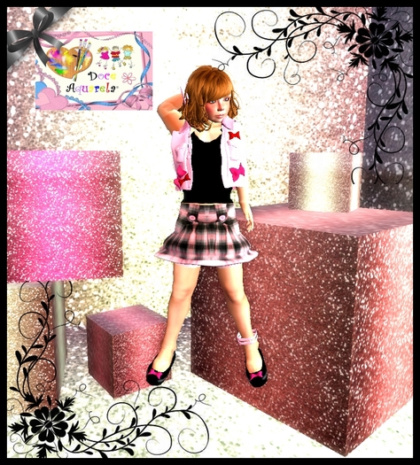 {**}DOCE AQUARELA{**} PLAID SHIRT AND JACKET COMPLETE OUTFIT!!! PROMO