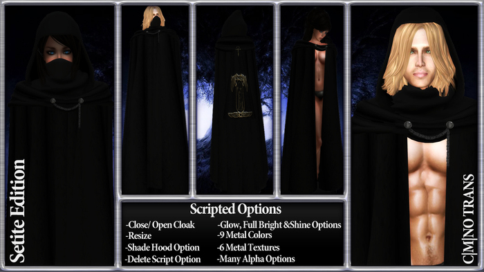 (N.A.M.E.) Setite Cloak Black