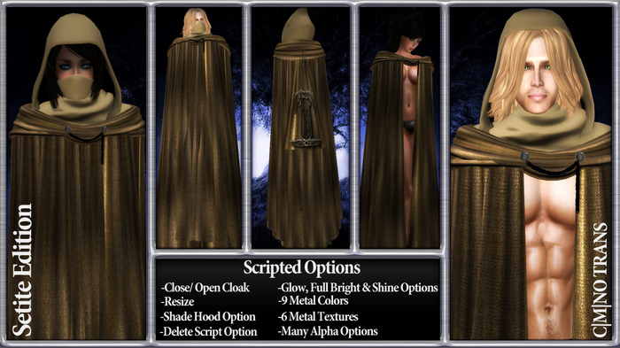 (N.A.M.E.) Setite Cloak Gold
