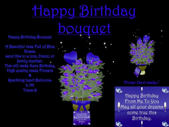 Happy Birthday > bouquet ( Boxed )