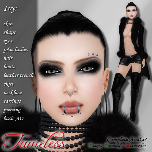 *Marketplace PROMO PRICE* Tameless Complete Female Avatar - Ivy
