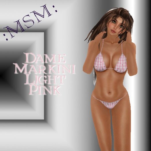 :MSM: Dame Markini Light Pink