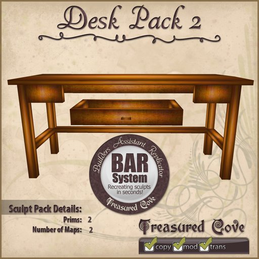 -TC- Desk Pack 2 Clearance Priced