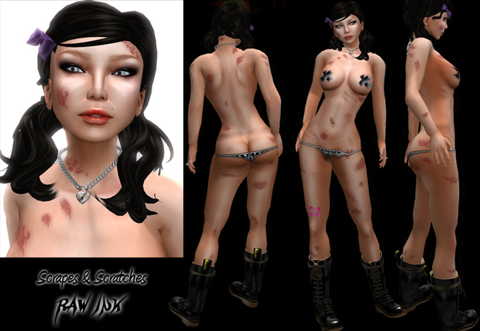 [RAW INK] Full Body Scrapes & Bruises