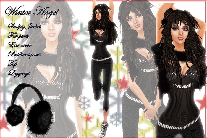 Winter Angel ** SCULPTY JACKET AND EARMUFFS INCLUDED!!**