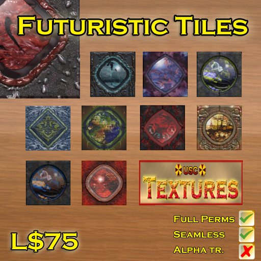 USC Textures - Futuristic Tiles