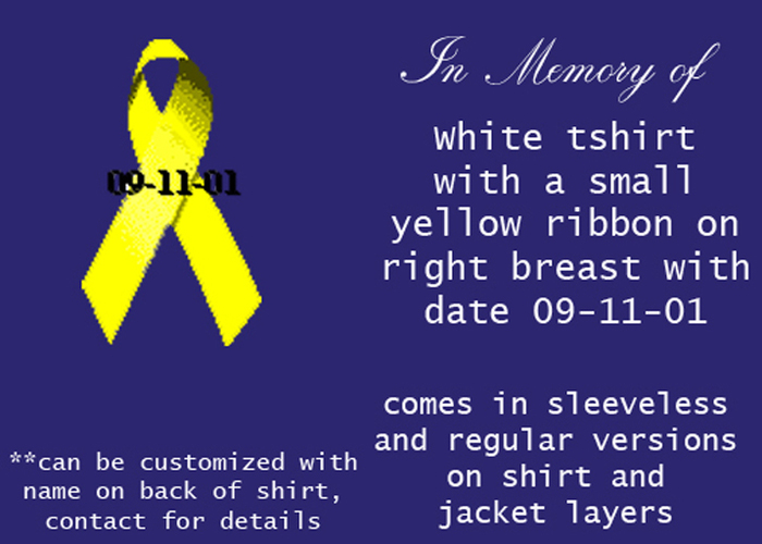 In Memory *Small Yellow Ribbon*