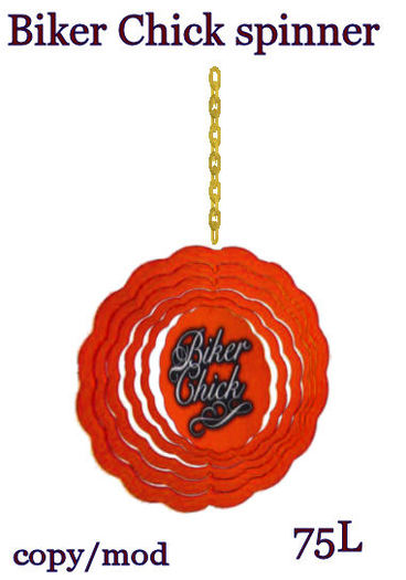 biker chick spinner