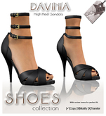 ****GIOVANNI**** High Heel Sandals - black leather