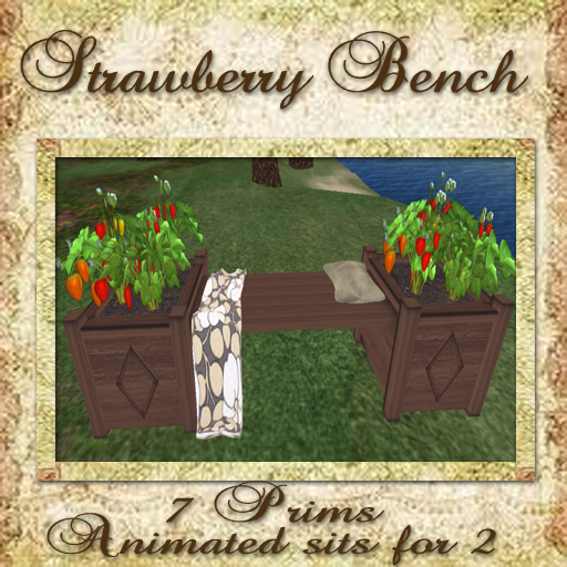 *The Strawberry Box* Strawberry Bench Neutral*