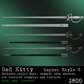 Bad Kitty Rapier Style 1 Builders Kit (V)