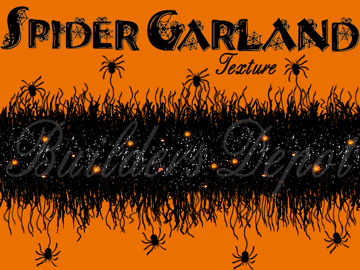 FULL PERM Spider Garland Alpha Texture