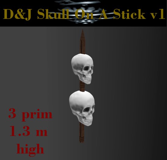 D&J Skull On A Stick v1 (boxed)