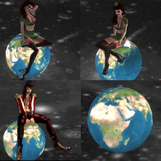 FlashBurn! Sit High! Planet Earth Seat 