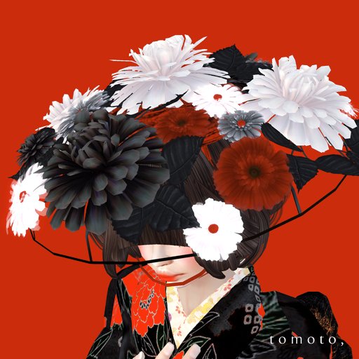 tomoto, hanagasa black