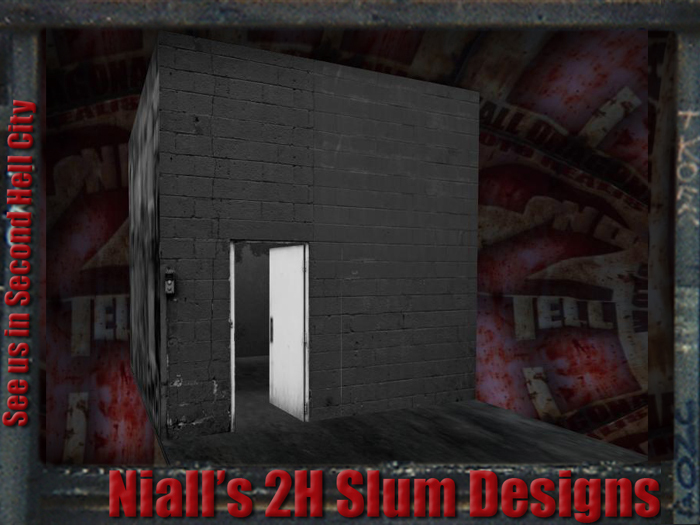 2H - Black and White Building Collection - Cinderblock