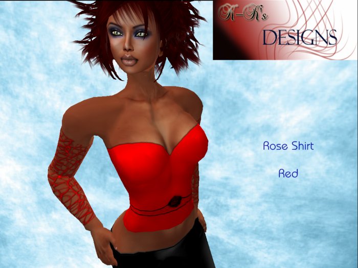Rose Shirt Red
