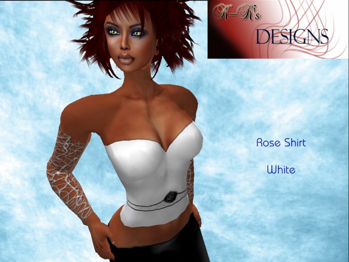 Rose Shirt White
