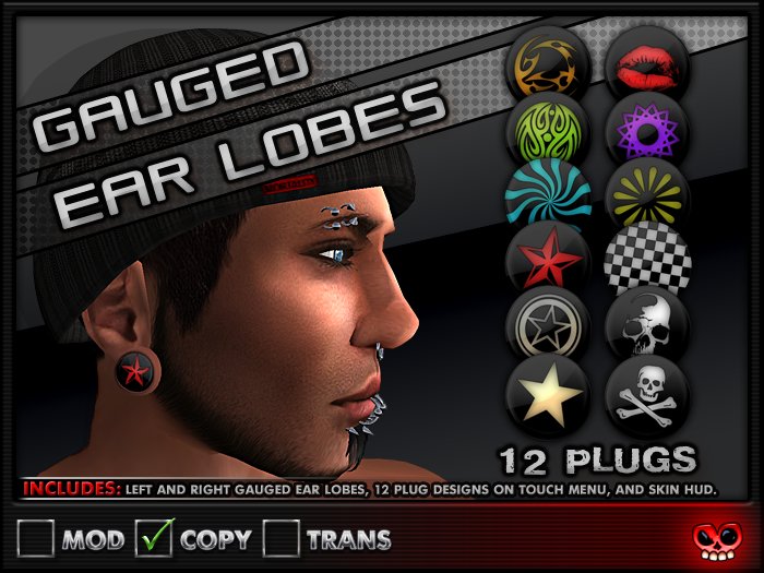 ::MORTALITY:: Gauged Ear Lobes