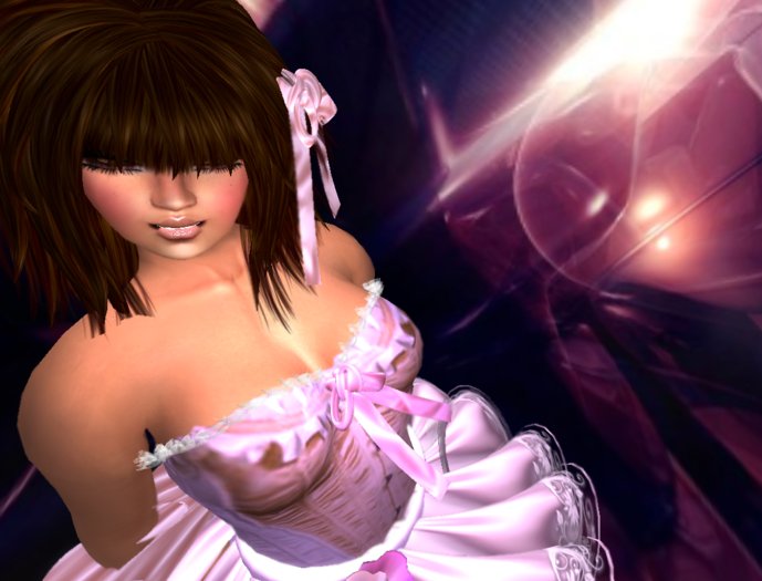 - Promo- Satin doll dress - Sweet pink - xstreet bag