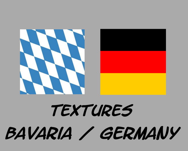 Germany / Bavaria  Flag Textures